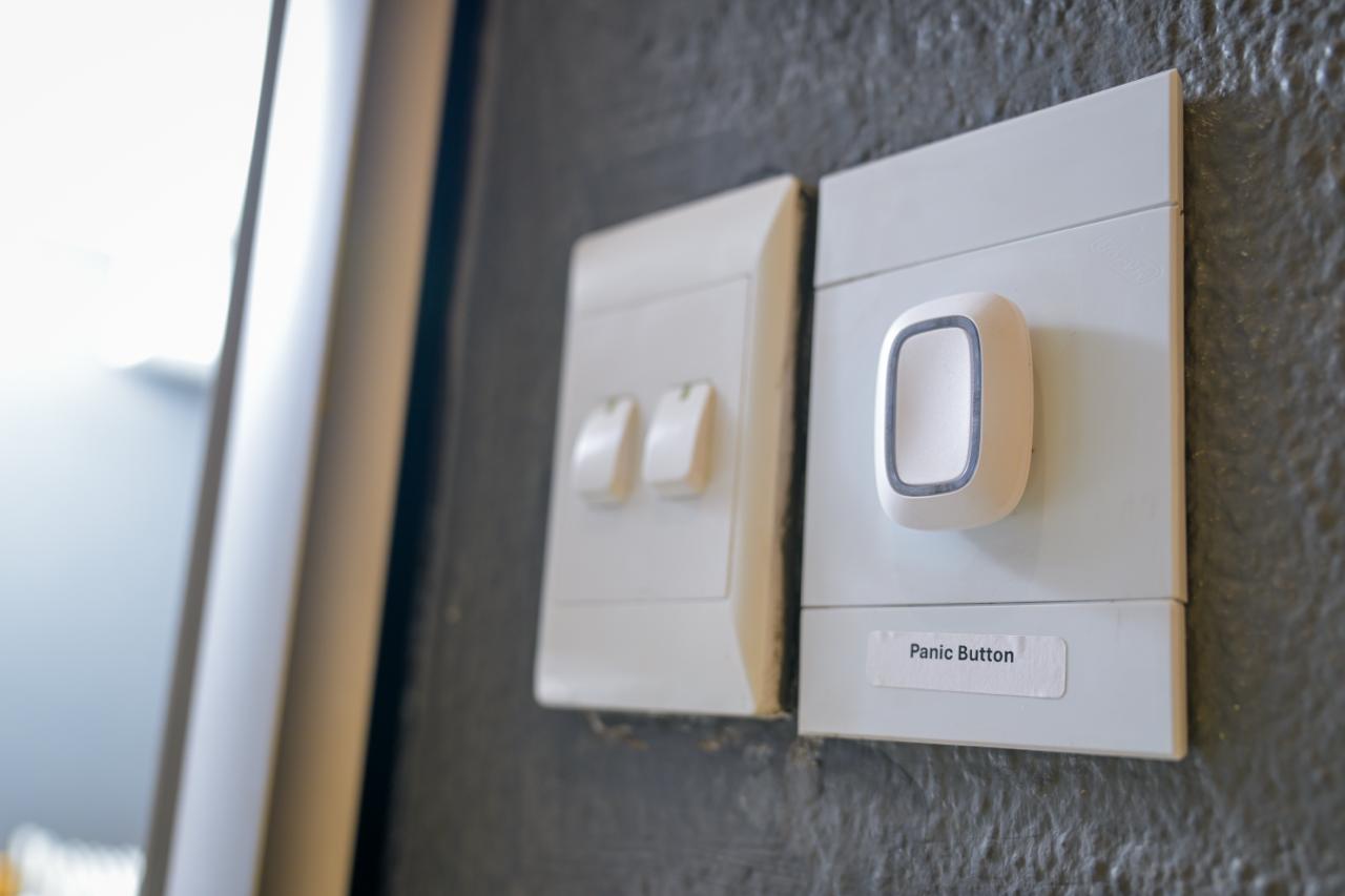 The Dark Room — panic button for guest security