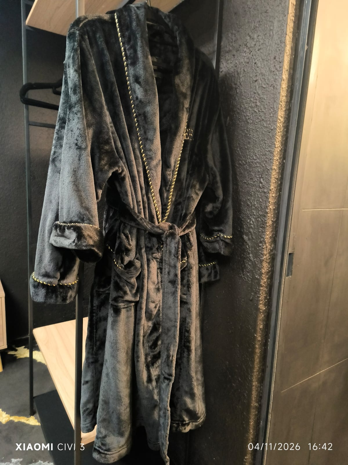 The Mihla Room — plush bathrobe provided